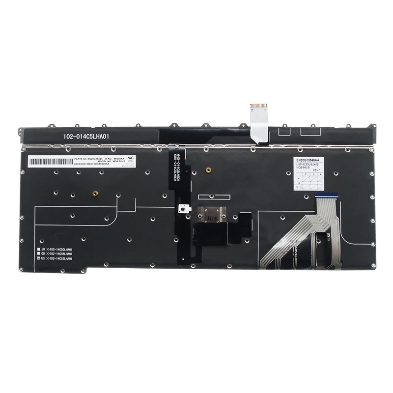 YALUZU для lenovo Thinkpad Carbon X1 Gen 3 клавиатура с подсветкой новые продукты MQ6-84 аксессуары для ноутбуков США