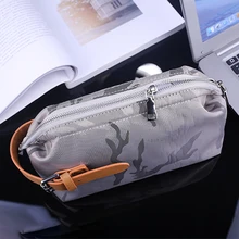 Men Portable Travel Fashion Large Capacity Solid Toiletry Storage Organizer Zipper Waterproof Camouflage Wash Bag Nylon