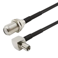 1Pcs 1M TS9 Male to F Female Nut Bulkhead Connector Plug Pigtail RG174 Extension Cable Modem