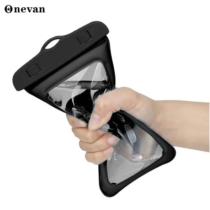 

2019 Runseeda 6Inch Floating Airbag Swimming Bag Waterproof Mobile Phone Pouch Cell Phone Case