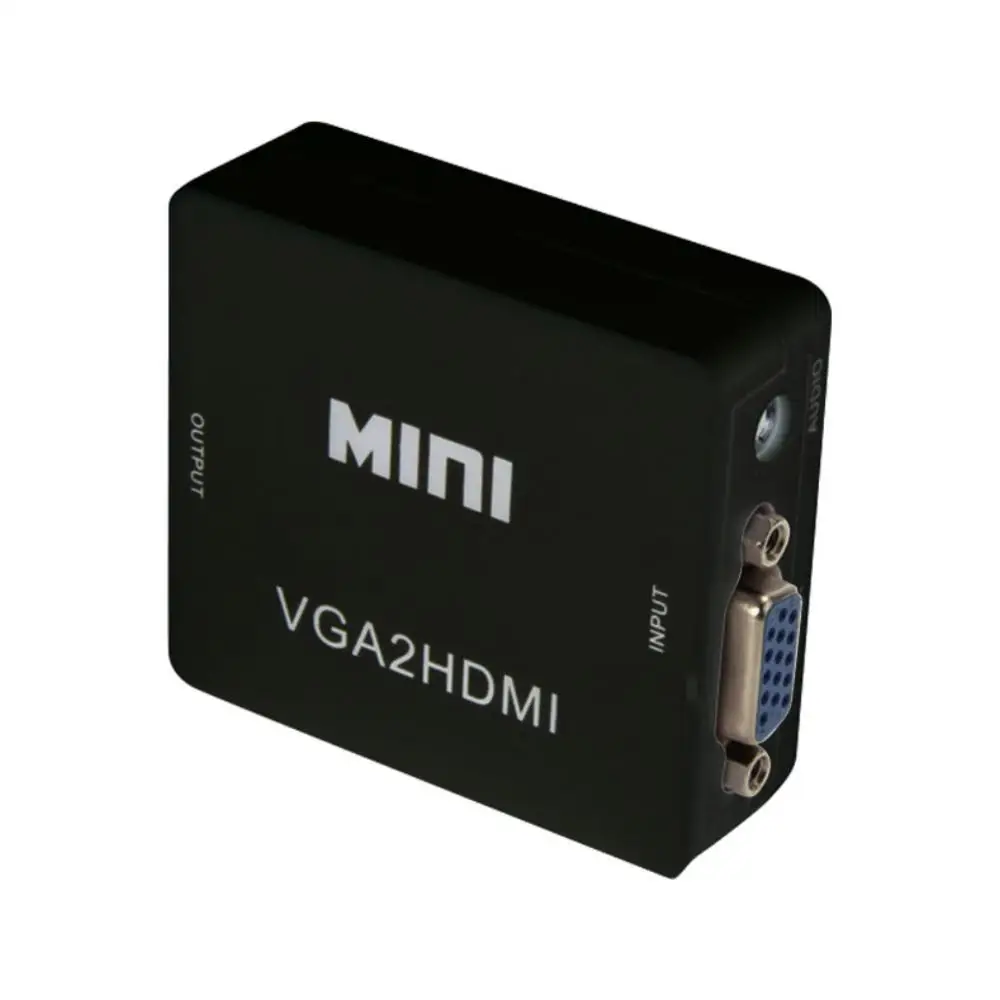  VGA a HDMI Mini Box HD Video/Audio Convertitore per il Computer Portatile/Xiaomi Box/PC/Proiettore 