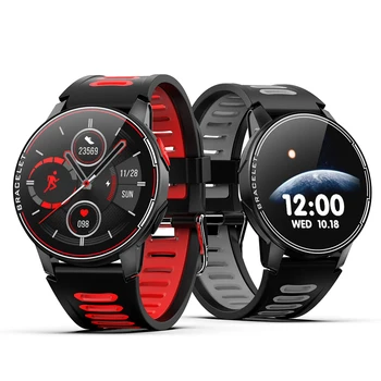 

2020 New L6 Smart Watch Heart Rate Blood Pressure IP68 Waterproof 360mAh Battery Life Sleep Monitoring VS SG2 L13 Smart Watch