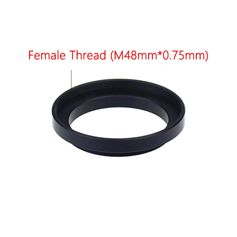 StarDikor M48 To M42 Telescope Adapter Ring Aluminium Alloy  Female Thread T(M48mm*0.75mm) To  Male Thread T2(M42*0.75mm) 2