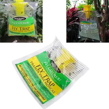 

Fly Trap Catcher Bug Mosquito Killer Moth Insect Killer Pest Control Products Disposable Plastic Transparent Hanging Bait Bag