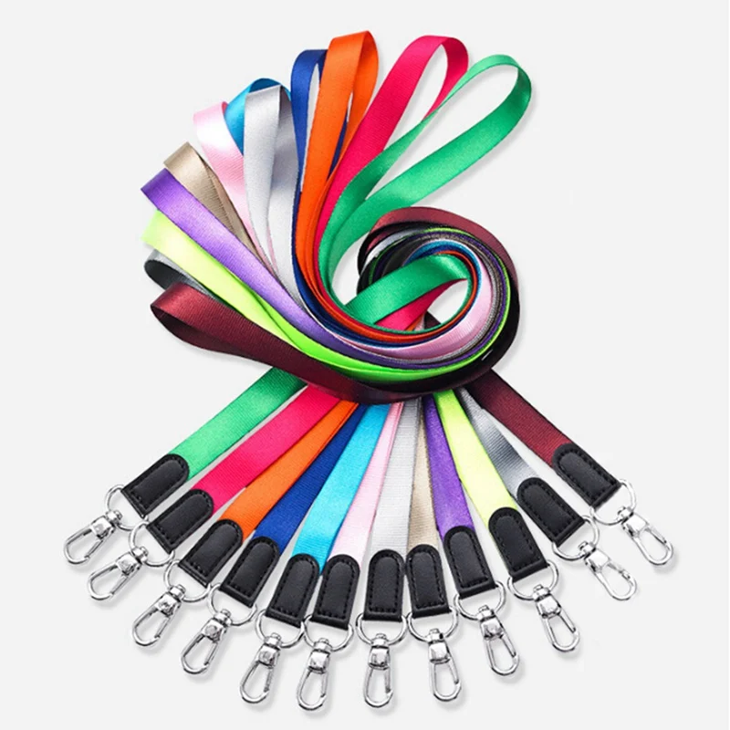 

Hanging Neck Rope Lanyard for Mobile Phone Straps Camera USB Holder ID Pass Card Name Badge Holder Keys Metal Clip