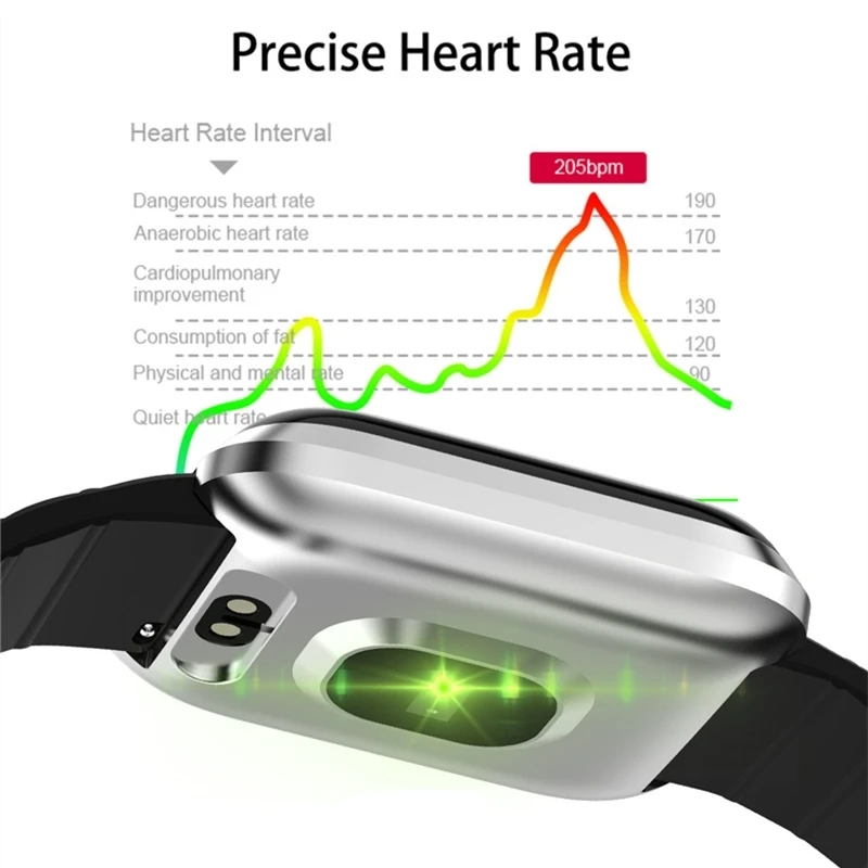 Nennbo 116 PRO Color Screen Smart Bracelet Bluetooth Smart Watch Wristband Fitness Tracker Heart Rate Monitor for Android IOS