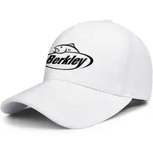 Мужская бейсбольная Кепка унисекс, Повседневная Регулируемая Кепка с козырьком, черная-Berkley-Fishing-Logo-плоская кепка