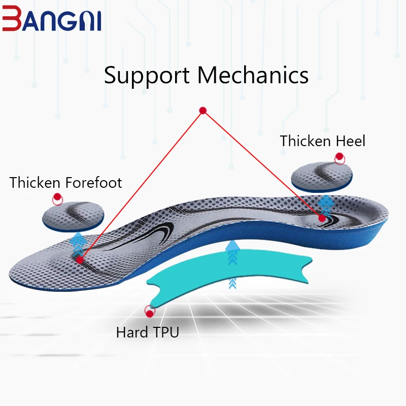 3ANGNI Orthotic Arch Support 3/4 Insoles Mild Flat Feet Memory Foam Insert Soft Message For Man Woman Shoes 3ANGNI Orthotic Arch Support 3/4 Insoles Mild Flat Feet Memory Foam Insert Soft Message For Man Woman Shoes