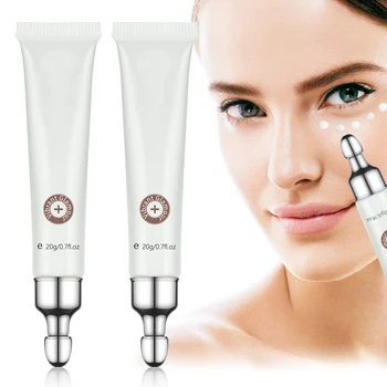 

2pcs Eye Massage Cream Remove Wrinkle Instant Firming Anti Puffiness Eye Bags Dark Circles Age Skin Lifting Care Tool Whitening