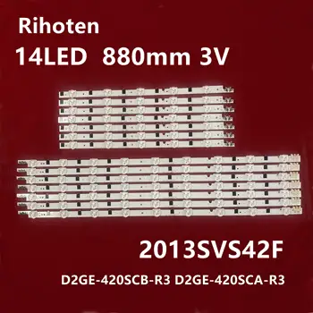 

New LED Backlight strip 14 lamp For SamSung 42" TV D2GE-420SCB-R3 D2GE-420SCA-R3 2013SVS42F HF420BGA-B1 UE42F5500 CY-HF420BGAV1H
