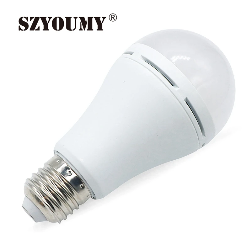 SZYOUMY 9W 12W 15W 18W LED Bulb Emergency Night Lights Intelligent Bulb