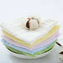 1 шт для вытирания слюней младенцев Полотенца печатная плата 6 слоев с эффектом потертой ткани платок детский нагрудник платок, детский комбинезон, разные цвета