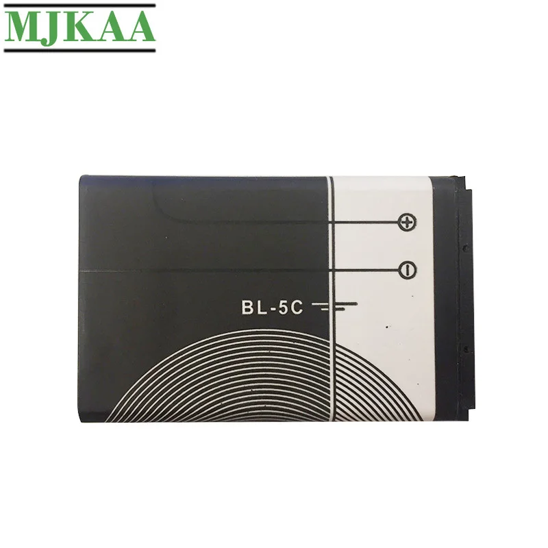 MJKAA 2 шт. BL 5C 3 7 V 3.8Wh 1020mAh батарея для Nokia 1112 1208 1600 1100 1101 2610 2600 2300 6230 6630 n70 n71 n72 n91 e60
