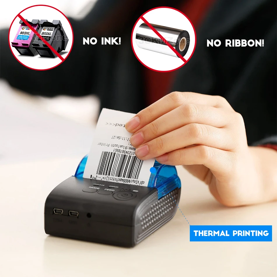 Loyverse POS Bluetooth принтер портативный принтер POS чековый принтер Bluetooth Android iOS 58 мм чековый тепловой чековый POS система