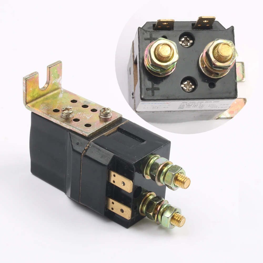 SW60 1NO(нормально открытый) 12V 24V 36V 48V 60V 72V 50A DC контактор ZJW50A для мотора вилочного погрузчика электромобиль захват автомобильный автомобиль лебедка