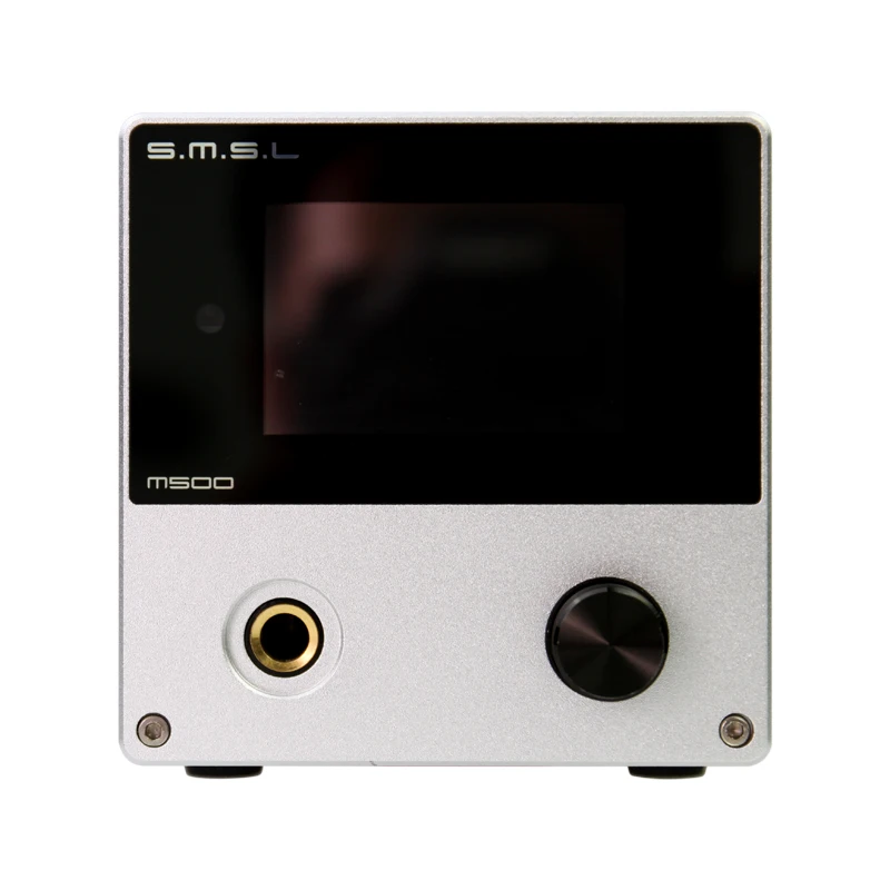 SMSL M500 аудио ЦАП MQA ES9038PRO XMOS XU216 нативный DSD512 усилитель для наушников - Цвет: Серебристый