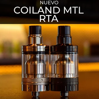 

Coiland MTL RTA Atomizer 22mm SS 316 4ml capacity single coil Airflow Rebuildable atomizer Tank vs Dvarw mtl FL rta