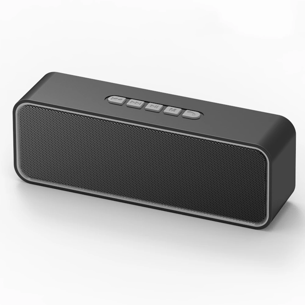 TWS 10H динамик s+ микрофон громкая связь FM AUX USB TF карта компьютер беспроводной rпортативный Bluetooth сабвуфер динамик Caixa De Som EY234 - Цвет: Серый