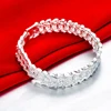 Beautiful Elegant wedding 925 Sterling silver women men chain Bracelet high quality fashion classic jewelry wholesale H506 ► Photo 1/4