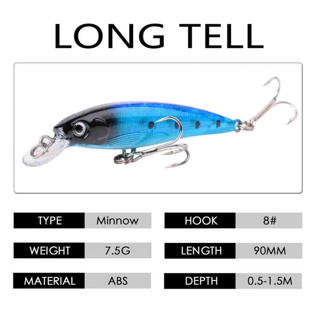 The ultimate tool for fishing lovers - 1PCS Slow Sinking Minnow Fishing Lures