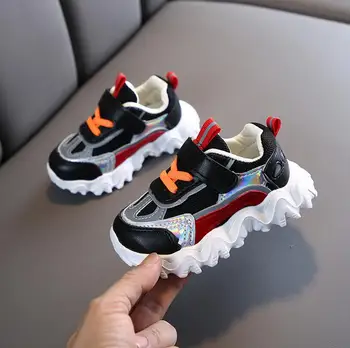 

2020 Newest Children Shoes Boys Sneakers Girls Sport Shoes Child Leisure Trainers Casual Breathable Kids Running Shoe
