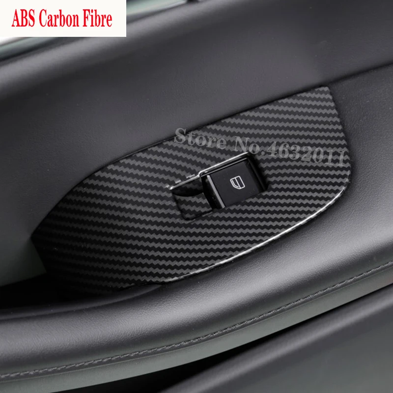 Для Mazda 3 M3 аксессуары ABS Матовый/углеродное волокно двери окна стекло лифт переключатель управления панель Крышка отделка автомобиля стиль