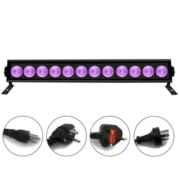 

12X3W Disco Lights UV Violet Black Lights Dj Lights Par LED Lamp For Party Wedding Events Lighting Stage Laser Projector Lights