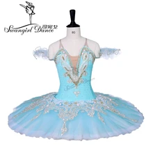 Светло-голубая балетная пачка «Лебединое озеро» для девочек, розовая профессиональная балетная пачка для соревнований, балетные костюмы для девочек sbt9059