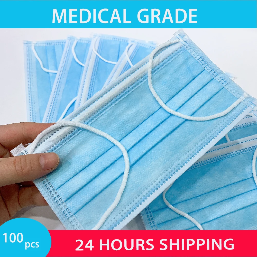

10PcsN90 Masks Anti-virus Disposable Protective Mask 3 Layers 7 Layers Kn95 Dustproof Facial Protective Cover Masks Prevent smog