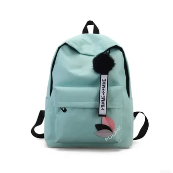 

Fashion Backpack Women Backpack Solid Color Travel Casual School Bag For Teenage Girl New Backpack Female Rucksack Knapsack