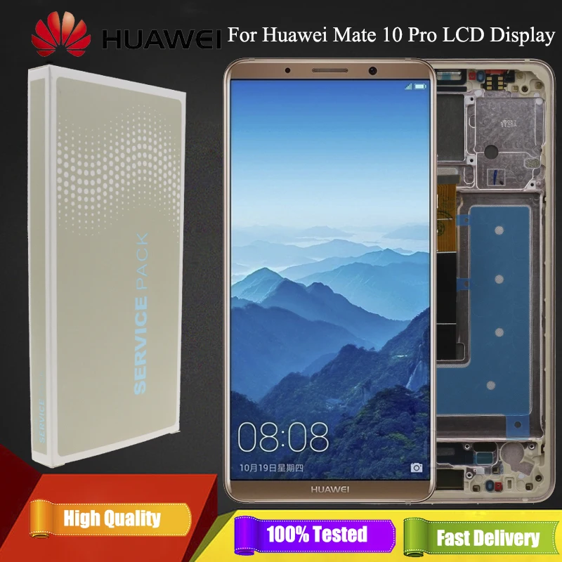 6,0 ''mate 10 Pro lcd для huawei mate 10 Pro lcd дисплей кодирующий преобразователь сенсорного экрана в сборе для mate 10 pro BLA-L09 BLA-L29 lcd