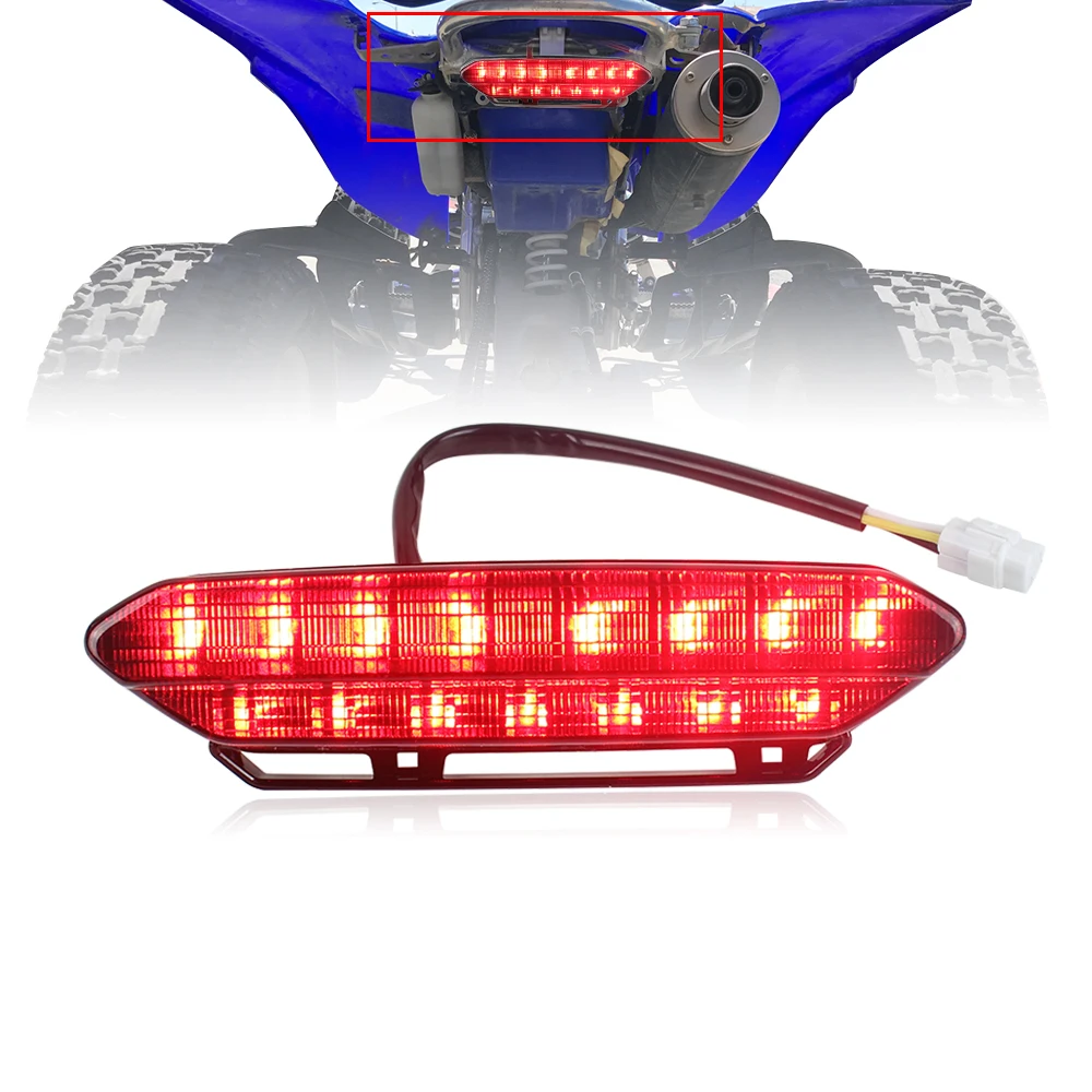 1pcs ATV tail light for Yamaha YFZ 450 YFZ450 Red Led Smoke Tail Light 2006 2007 2008 2009 Rear |