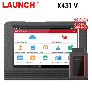 

Launch X431 OBDⅡ V 8inch Global Version Support Bluetooth full system Car Diagnosis Tool Scanner OBD2 Auto Code Reader