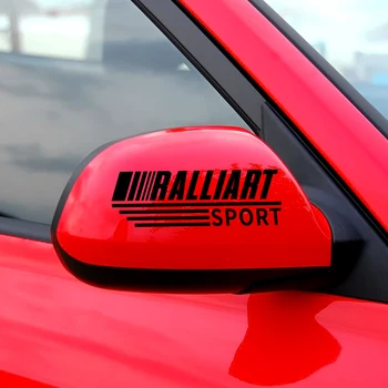 

2PCS Car Rearview Mirror Stickers for Mitsubishi Ralliart Outlander 3 Lancer 10 3 9 EX ASX L200 Carisma Colt Pajero Accessories