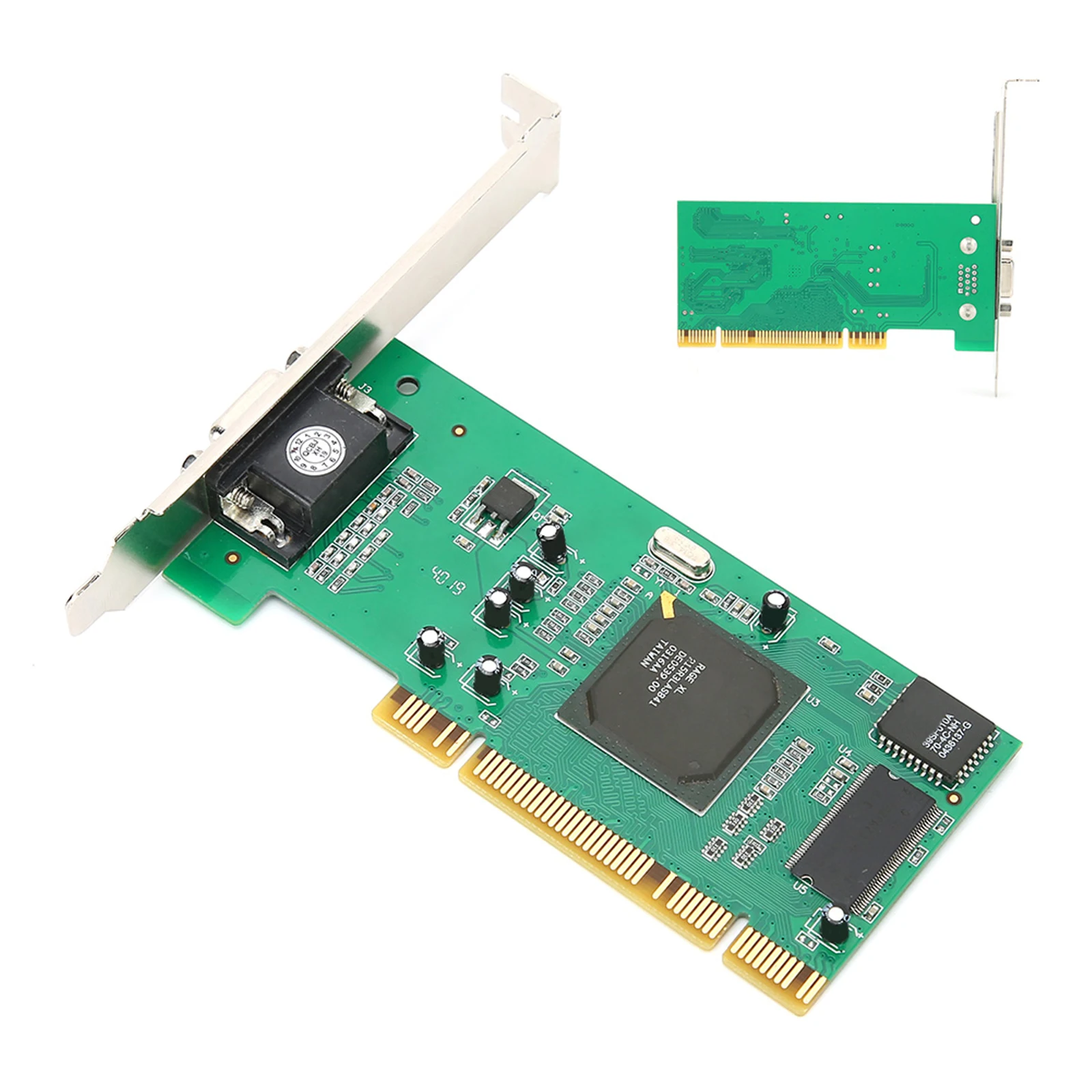 PCI видеокарта ATI Rage XL 8 Мб компьютерная карта без привода аксессуар многоэкранная