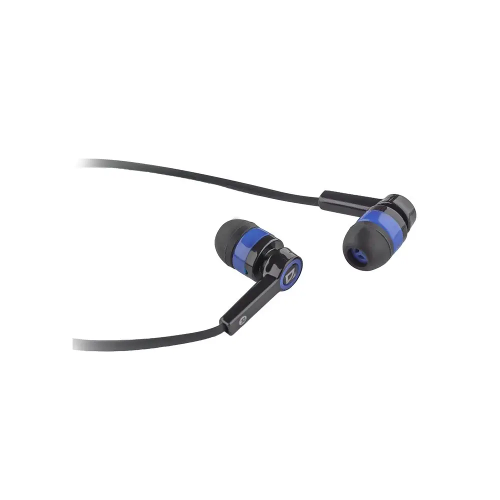 Гарнитура Defender Pulse 420 черный+ синий, вставки