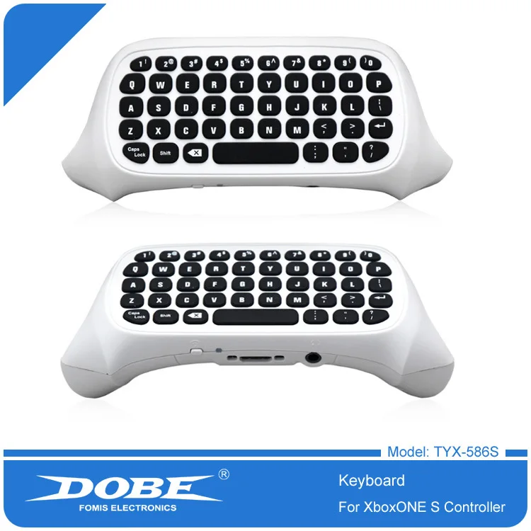 Для Xbox One S Chatpad мини игровая клавиатура беспроводной чат клавиатура для сообщений с аудио/разъем для гарнитуры для Xbox One Elite& Slim Gam 1