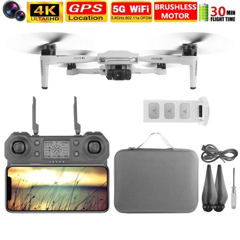 Neue GPS Drone mit Kamera 4K Mechanische anti-schütteln selbst-Stabilisierung Gimbal Vierbett Positioning System Bürstenlosen Quadcopter