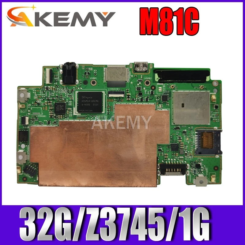 New! original For Asus ViVoTab 8 M81C Tablets motherboard mianboard logic board W 32G SSD Z3745 CPU 1GB RAM