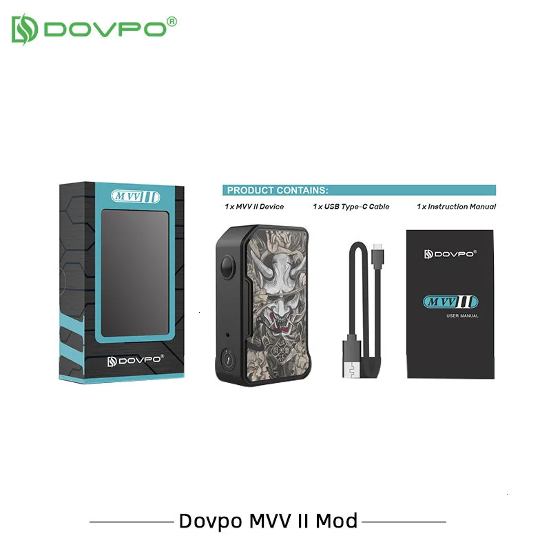 Box Mod Dovpo M VV II Двойной 18650 Батарея 1V To 8V самым высоким 280 W и C Тип сигареты