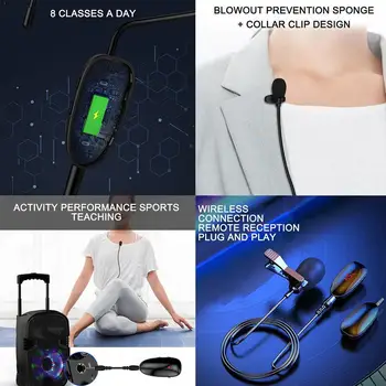 

NEW UHF Lavalier Lapel Wireless Microphone Recording PC microphone For Vlog Interview For Iphone Android Youtube DSLR Live N3A1