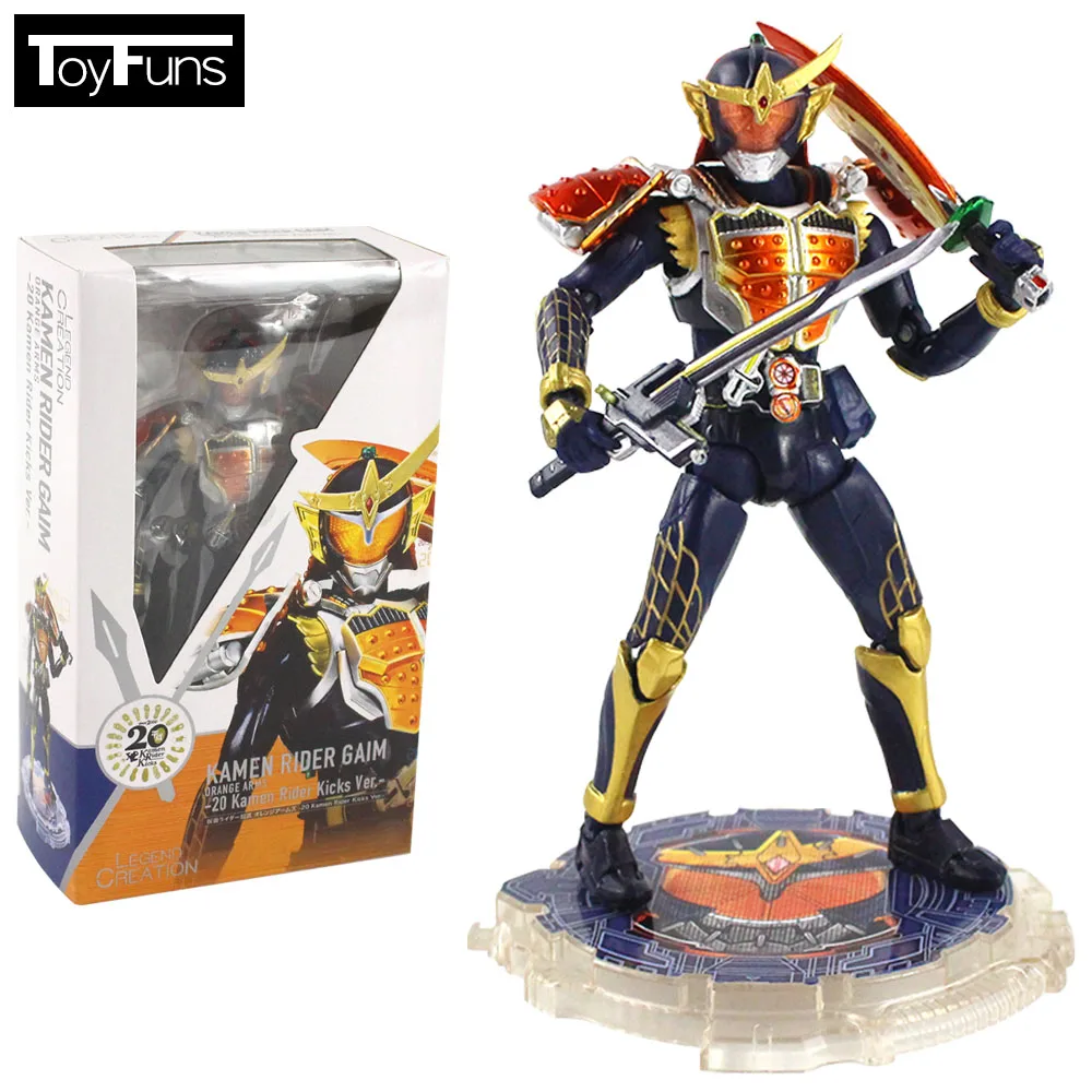 15 см аниме Каменский Райдер маскарадный Gaim Kicks Ver. Шарнирная подвижная