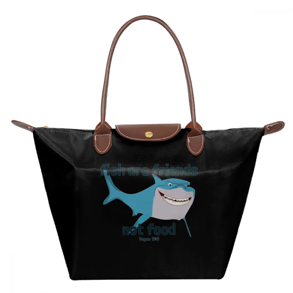

Nemo Handbag VDW Shark Top-handle Bags High quality Print Women Tote Bag Nylon Wedding Woman Large Capacity Trendy hobo Handbags