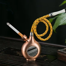 QMJHVX портативный для маленьких трубок кальян полный набор кальян водопровод табачная труба мундштук для сигарет с фильтром