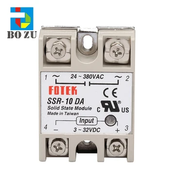 

For Wit color solid state relay FOTEK SSR-10 DA 3-32VDC input 24-380VAC machinery relay 5pcs
