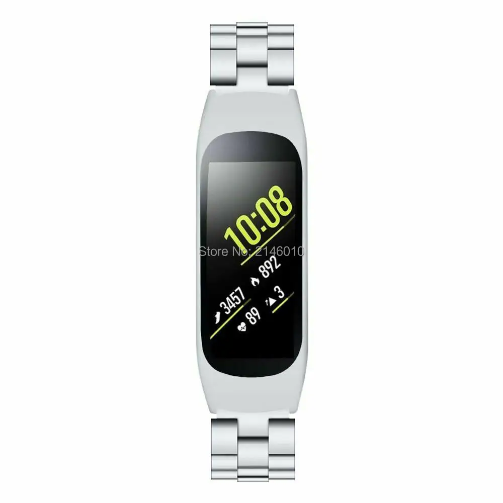 Нержавеющая сталь наручный ремешок для часов Ремешок Браслет для samsung Galaxy Fit-e SM-R375
