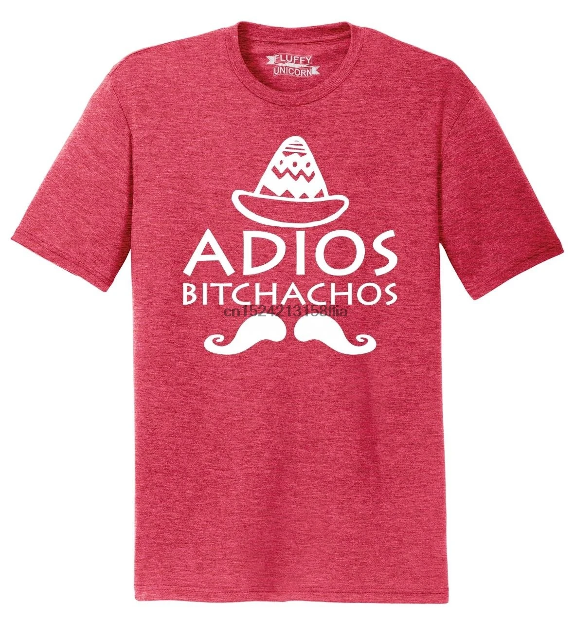 Мужская забавная футболка Adios Bitchachos мексиканская трехслойная |