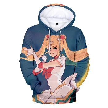 

Cute Nieuwste Sailor Moon Gedrukt Kinderen hoodies sweatshirt Klassieke Anime Truien mooie Mannen/Vrouwen hoodie Tr Classic