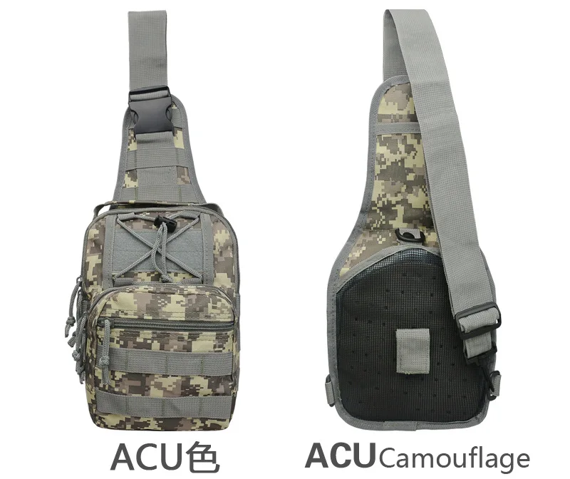 ACU EBOYU 050 Тактический крепеж сумка мужская Военная Спортивная Сумка EDC облегченная модульная система переноски снаряжения рюкзак сумка на ремне нагрудная для кемпинга - Цвет: ACU