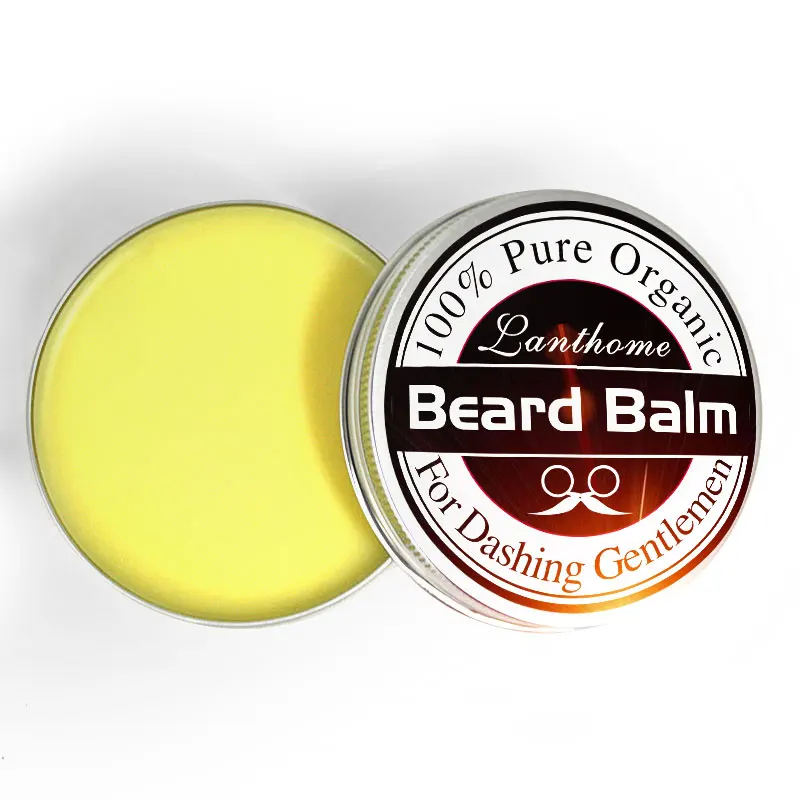 Beard Balm Moisturizing Repair Split Ends Soften Beard After Beard Shampoo Cleaning Vitamin Moustache Conditioner Beard Care